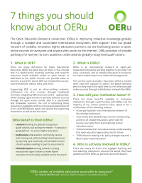 7 Things you should know about OERu