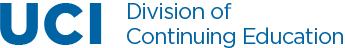 University of California Irvine Division of Continuing Education Logo